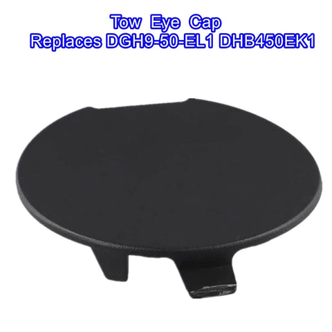 Mazda CX 30 Rear Bumper Tow Hook Eye Cap Cover Black Textured Finish Slick Look Replacement for 2020 2021 2022 2023 Models