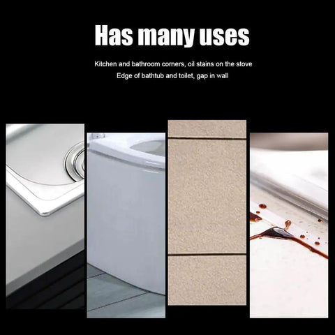 Gotcha Check Out This Durable Shower Sink Bath Wall Caulk Sealing Strip Tape With An Anti Stain Self Adhesive Design for various surfaces.