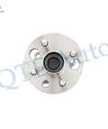 Alt Tag: Pair Of 2 Rear Wheel Bearing Hub Assemblies For 1993-2002 Toyota Corolla Non-ABS Replacement, top view of hub assembly.