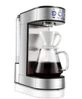 Automatic Bean To Cup Coffee Maker With Integrated Milk Frother Hassle Free Brewing System Compact Stainless Steel Home Espresso Brewer.