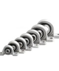High Quality Zinc Alloy Pillow Block Flange Bearing Offers Various Bore Sizes Eight To Twenty Five Millimeter For Cars And Trucks Whenever You Want It Without Failures Or Major Wear Problems Best Deal Guaranteed Strong Standard. zinc alloy pillow block bearings