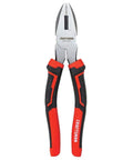 8-Inch Linesman Pliers With Ergonomic Bi-Material Grips For Easy Control, Induction-Hardened Cutting Edges Stay Sharp Longer