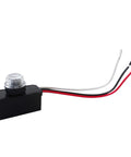 Auto On Off Dusk To Dawn Photoelectric Sensor Switch 12V DC 10A Outdoor Lighting Control, showing wires and sensor components
