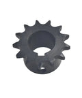 Heavy Duty 13 Tooth Sprocket For 35 Chain B Type 3/4 Bore With Built In 3/16 Key Offset Hub Rust Resistant Black Finish