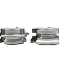 V-Panel Shaper Cutter Set For 3/4 To 7/8 Inch Stock With Beefy Micro-Grain Carbide Tips, CNC Machined Bodies