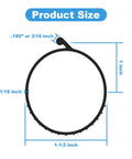 P-Bulb Bottom Weather Seal For Overhead Garage Doors Fits 16 Feet 4 Inches Models Gray Durable Door Weather Stripping diagram