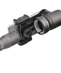 Rifle Scope Mount Smartphone Camera Adapter For Hunting And Birding, Dual Viewing Angles, Aluminum Build with Secure Nylon Ring Clamp Design.
