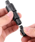Close-up of CR-V steel 1/2 in drive to 3/8 in male impact socket adapter