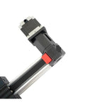 Heavy Duty Belt Driven Linear Guide Rail System For Motorized Tables And DIY CNC Projects With Dustproof Self Lubrication, Low Friction, Silent Operation, High Rigidity, And Gapless Slider Fit For 3D Printers And Homemade Milling Machines, metal rail close-up
