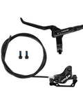 Beefy 4 Piston Hydraulic Disc Brake Set For Mountain And Road Bikes Left Rear 1550mm Aluminum Alloy Calipers And Lever