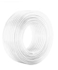 Heavy Duty Thick Transparent PU Gas Hose 10 Meter Length With 4mm, 6mm, 8mm Outer Diameters coiled roll side view