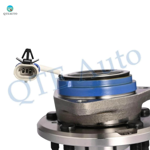 Close-up of Front Wheel Hub Bearing Assembly Single Pack for 1998-2002 Oldsmobile Intrigue, showing sealed bearing and ABS connector.