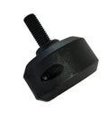 Round Magnetic Limit Switch Magnets For Sliding Gate Opener Black Nylon Glass Fiber Side View