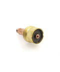 Close-up of TIG Torch Consumables Kit with gas lens and collet body for 17 18 26 series torches pro grade replacement fits Lincoln PTA