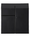 Custom Fit Center Console Organizer Tray For Tesla Cybertruck 2024 Plus, black ABS storage insert, designed for armrest use.