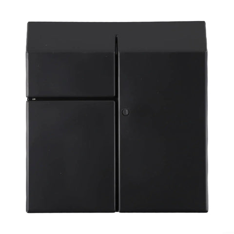 Custom Fit Center Console Organizer Tray For Tesla Cybertruck 2024 Plus, black ABS storage insert, designed for armrest use.