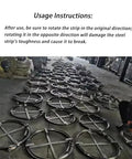 Heavy Duty Sewer Drain Snake Tough As Nails Unblocking Cable for stubborn wastewater manhole clogs laid out for instructions.