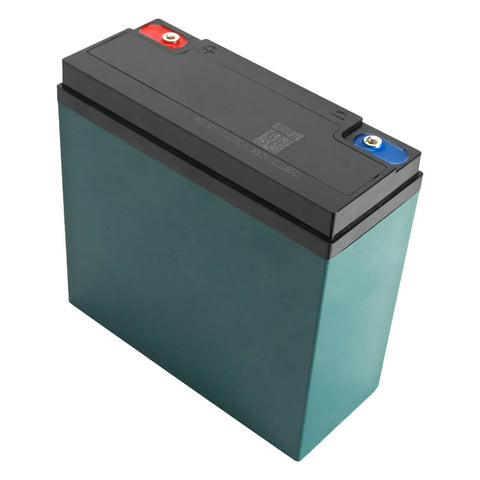 Beefy 12V 20Ah Sealed Lead Acid Battery Replacement For Mobility Scooter Go Kart Electric Bike with red and blue terminals