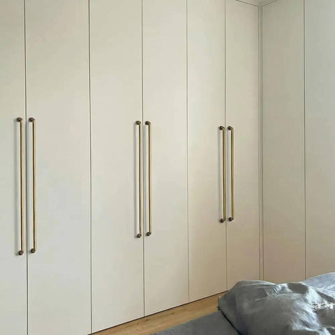 Antique Brass Cabinet Pulls 18 Inch Heavy Duty Zinc Alloy Handles For Large Wardrobe And Vintage Drawer Hardware For Farmhouse Kitchen