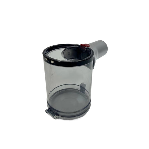 Heavy Duty Dustbin Cup And Cyclone Dust Container Replacement For Jimmy JV83 Vacuum Cleaner Large Capacity Washable Easy To Clean Pro Grade Spare Parts Accessory, showing side view