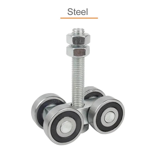 Beefed Up Heavy Duty Sliding Door Hanging Wheel For Industrial And Warehouse Use Orbital Track Bearing Up To 450Kg Smooth Pulley System