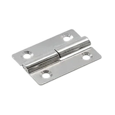 Rotating Concealed Door Hinges Removable Stainless Steel Cabinet Hinge for Furniture, silver hardware 40x30x1.5mm