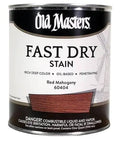 Top Notch Fast Drying Interior Oil Based Wood Stain Loaded With Rich Red Mahogany Shades, quart can for wood finishing.