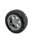 Four Pack Toy Car Wheels With Rubber Tires And Metal Shafts For RC Cars Trucks Boats Drones Robots Helicopters DIY Model Building Parts