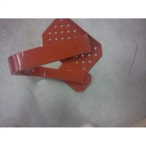 Top view of Left Hand Double Step Assembly for Universal Tractor Models in durable steel, aftermarket part built to OEM specs.