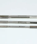Three Piece Metric Wood Tap Set For Drill Pro Grade M6 X 1.0 M8 X 1.25 M10 X 1.5 High Speed Steel With Chrome Armor Plating.