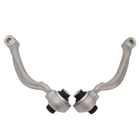 Pair of control arms from 12 Piece Control Arm Kit With Ball Joint And Bushing Stabilizer Links And Tie Rods For E Class W212 2009 2016 Replacement Upgrade Beefed Up Performance