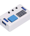 Adjustable Delay Timer Relay Module For Automation Projects, Industrial Grade DC 12V Controller With Optocoupler Isolation For Noise Immunity And Stable Signals, Easy Setup, Power Loss Memory, DIY Friendly And Pro Ready, white housing with display