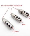 Boat Shaft Coupling Joint From 5mm To 3.175mm And 4mm Motor Shafts With Grub Screw Flexible Shaft Collet For 3.175mm Drive Line durable aluminum adapter