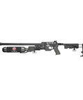 Competition-Grade PCP Air Rifle Caliber 22 With Side Lever Action, QuietEnergy Fully Shrouded Barrel, black design