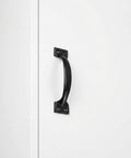 12 Pack 4 Inch Curved Door Pull Handles For Outdoor Warehouse Garage Shed Closet And Cabinet Smooth Burr Free Metal Pull Hardware For Fence Balcony