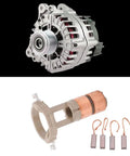 Image of Straight Up Reliable Alternator Slip Ring Brush Set For Valeo Heavy Duty Copper Repair Kit OE 230090 components.