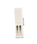Heavy Duty Wall Mount Card Holder For Garage Shop Warehouse Factory Slick Plastic Label Tag Rack features a grey sturdy design with slots.