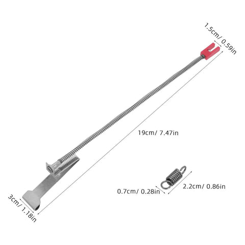 Two Pack Heavy Duty Metal Replacement Parts For Binder Tying Machine With Staple Pusher And Vegetable Plant Tying Pusher Built To Last For Vine Training Grape Tool And Plant Tools, 19cm