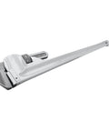 Aluminum Heavy-Duty Adjustable 36-Inch Straight Pipe Wrench With Precision Milled Jaws For Superior Grip And Durability, Lightweight Yet Rugged Handles Built For Plumbing, Construction, And Heavy-Duty Pipe Work