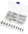 Check Out This Awesome 100Pc Ring Terminal Cable Shoe Kit With 35Mm2 Tinned Copper Wire Eye Connectors For Any Wild Wiring Project You Got Going On Today. 100pcs tinned copper ring terminals in organizer case