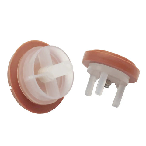 720A Pressure Vacuum Breaker Repair Kit Replacement For RK1-720A Backflow Preventer showing two components, plastic material.