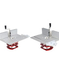 Dead Nuts Accurate Router Lifting Table Base for Woodworking Slotting Trimming and Chamfering Smooth Aluminum Lift Platform view with precision height dial