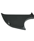 Premium Black Right Side Rearview Mirror Lower Cover Cap And Bottom Tray Fit For Tesla Model 3 2017 To 2021 top view of trim piece