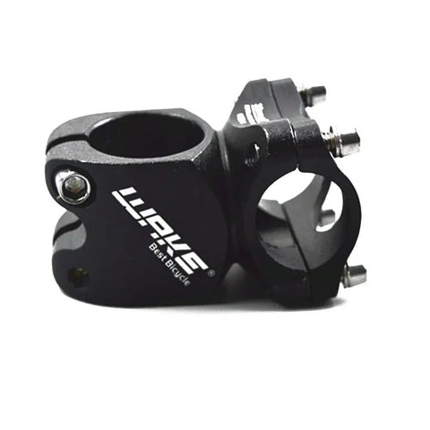25.4Mm Handlebar Stem, 32Mm Shorty Length Aluminum MTB Stem For Mountain, Road, BMX And Fixie Bikes, Four Bolt Clamp, Black