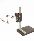 Armature Rigging System Pro Grade for Stop Motion Animation High Precision Static Bracket with 30cm Guide Rail DIY Rig Kit for Clay Figures Models and Characters Stable Standalone Setup, side view