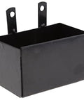 Slick Road Ready Motorcycle Battery Box Heavy Duty Metal Protective Case with pre-drilled mounting holes for dirtbike installation.