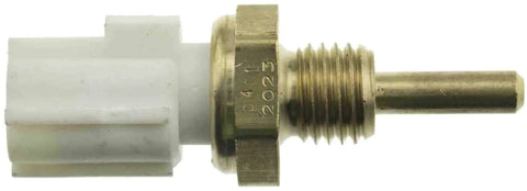 Engine Coolant Temperature Sensor Straight Up Top Shelf Oem Replacement For Accurate Ecm Signals with brass body and white connector.