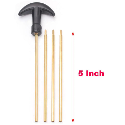 Air Gun Cleaning Kit For.177 And.22 Caliber Pistols And Rifles, Includes Cleaning Rods with Handle, 5 Inch Length