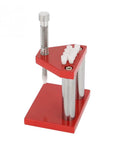 Red Hand Plunger Puller Set For Watch Repair, Durable Alloy Steel Kit With 10 Plastic Dies, Pro Grade Back Removal Tool