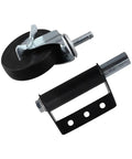 Built Tough As Nails Heavy Duty Gate Caster Wheel With Four Inch Spring Loaded Swivel Roller crafted for wooden fences.